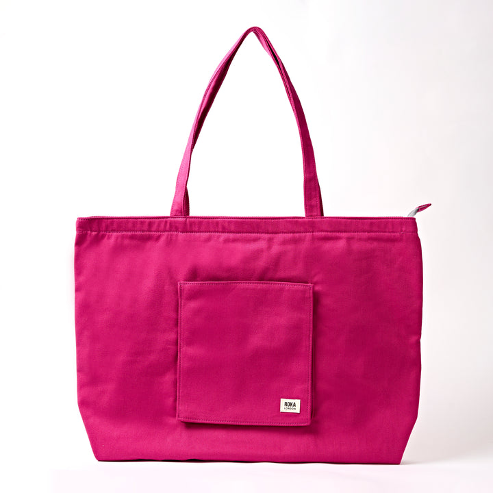 Portobello Tote Bag in Granita Red