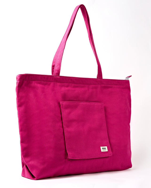 Portobello Tote Bag in Granita Red