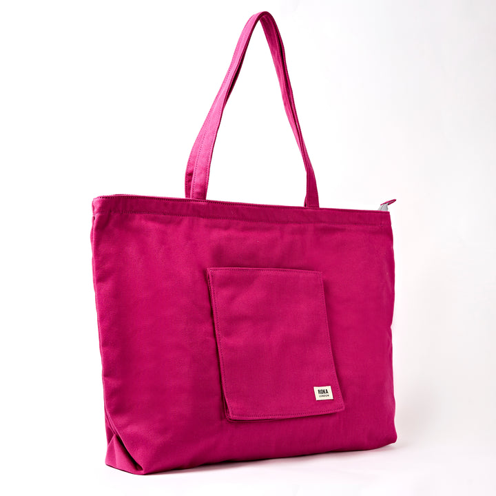 Portobello Tote Bag in Granita Red