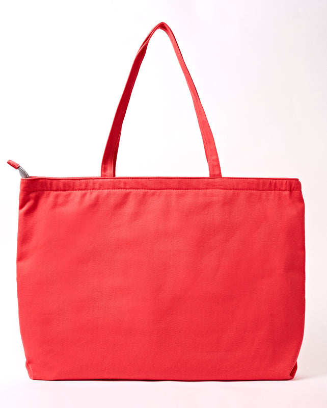 Portobello Tote Bag in Scarlet