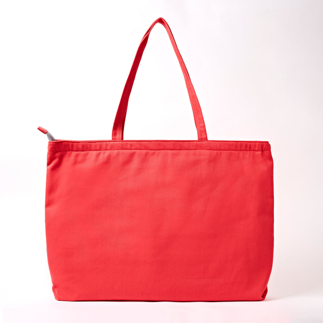 Portobello Tote Bag in Scarlet