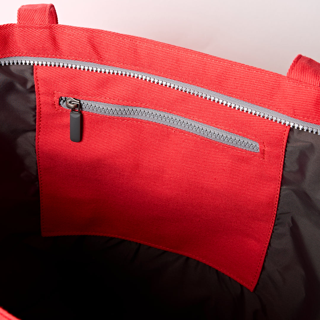 Portobello Tote Bag in Scarlet