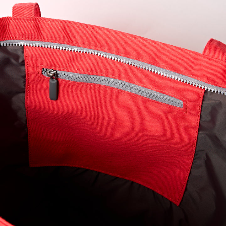 Portobello Tote Bag in Scarlet