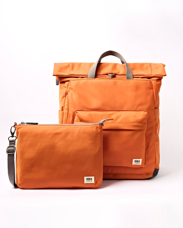 Primrose Baby Changing Bag in Burnt Orange