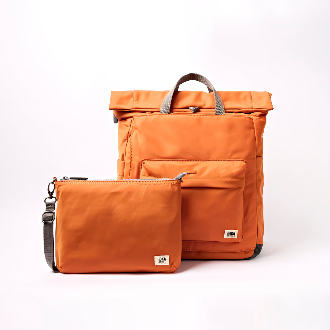 Primrose Baby Changing Bag in Burnt Orange