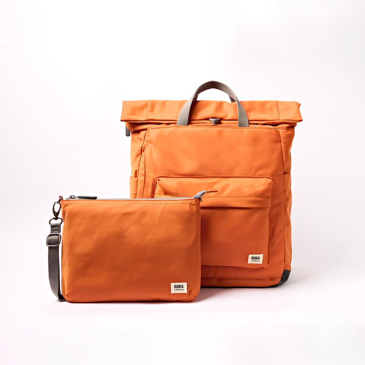 Primrose Baby Changing Bag in Burnt Orange