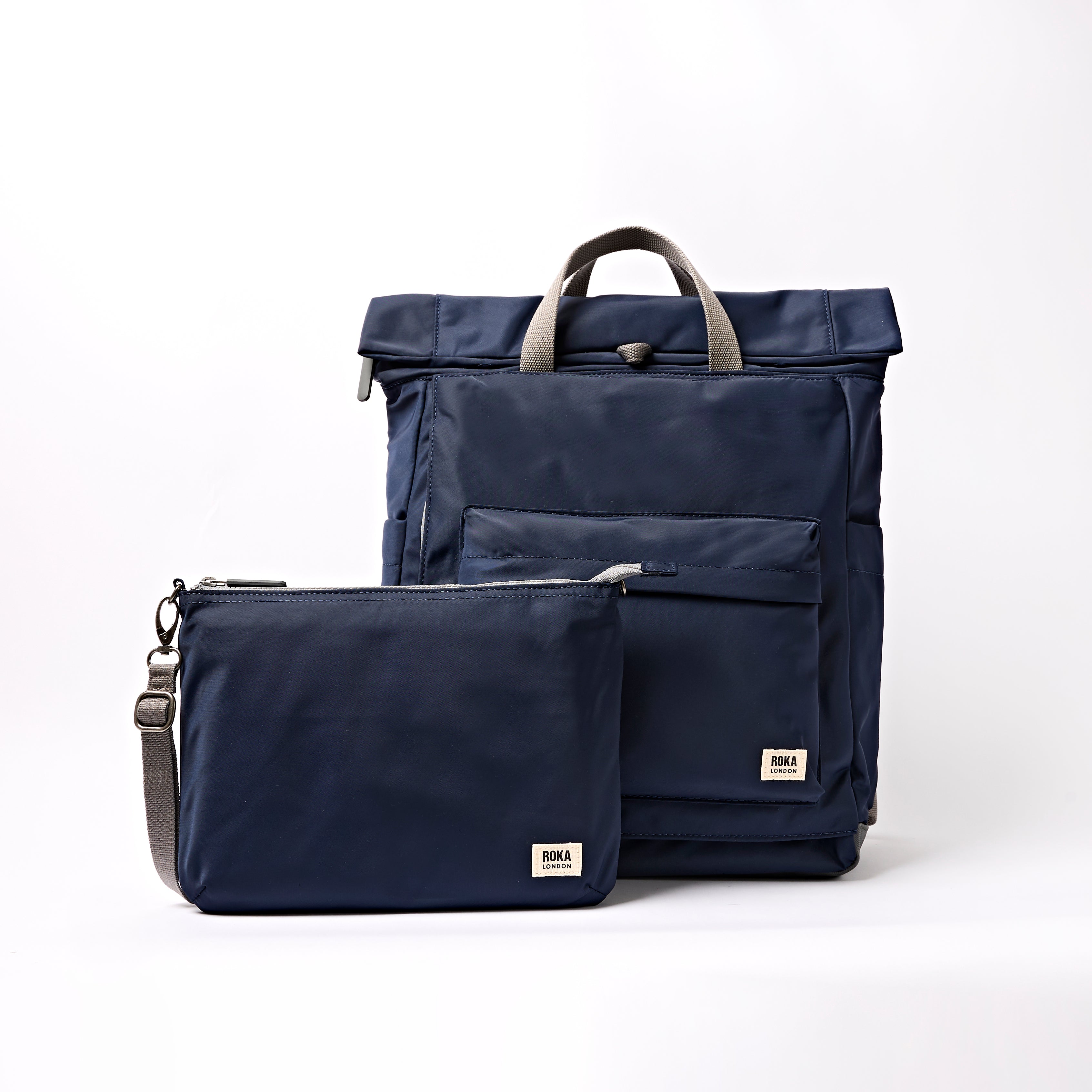 Primrose Baby Changing Bag in Midnight – ROKA London