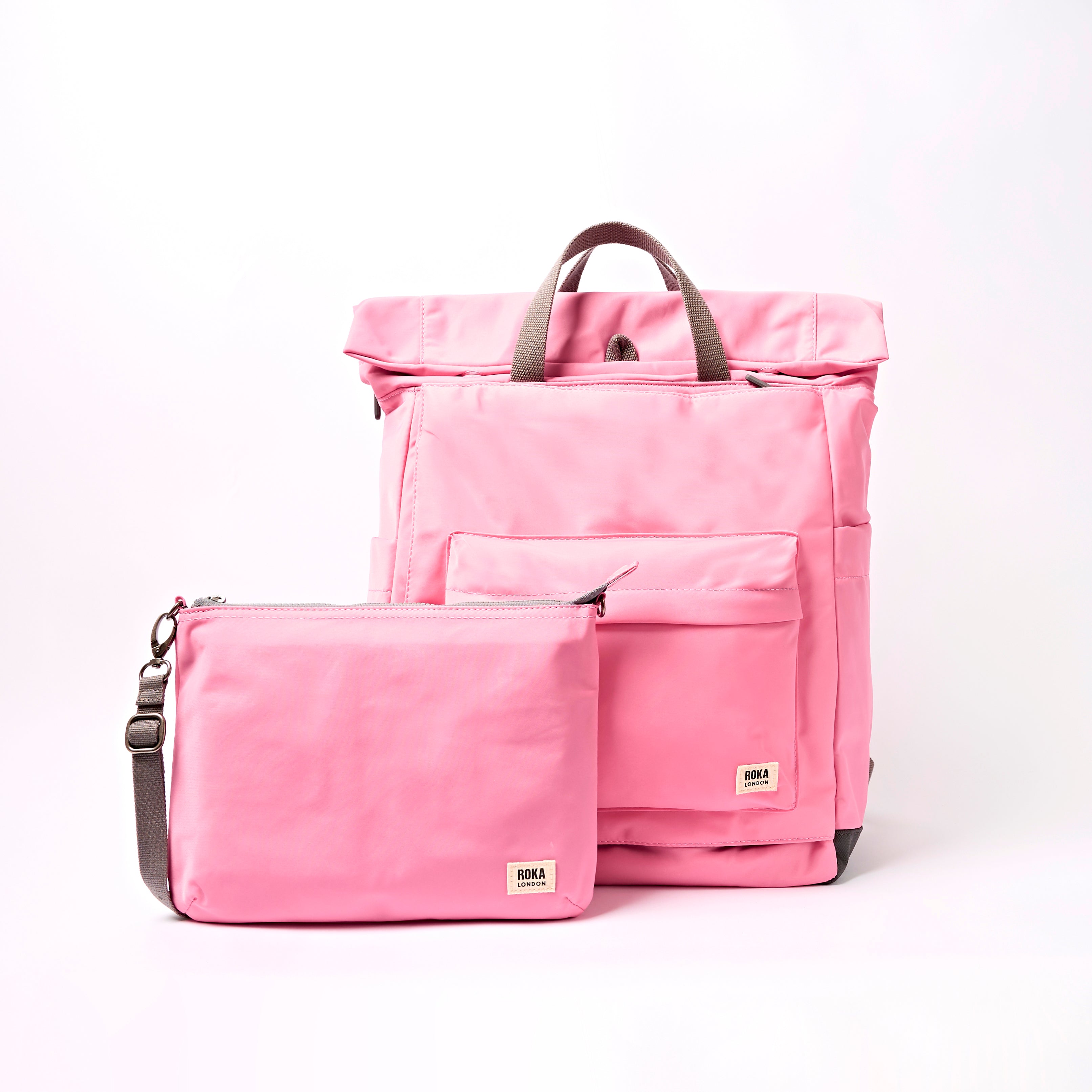 Primrose Baby Changing Bag in Pink Lemonade – ROKA London