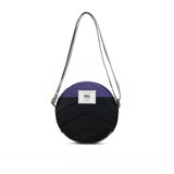 Creative Waste Paddington Crossbody Bag in Black/Mulberry