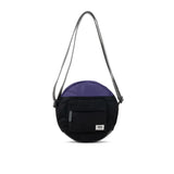 Creative Waste Paddington Crossbody Bag in Black/Mulberry