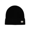 Shard Cashmere Beanie Hat in Black