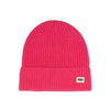 Shard Cashmere Beanie Hat in Coral