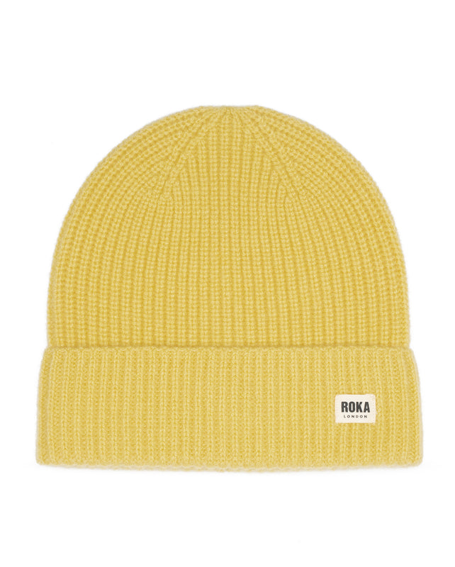 Shard Cashmere Beanie Hat in Ray Flower