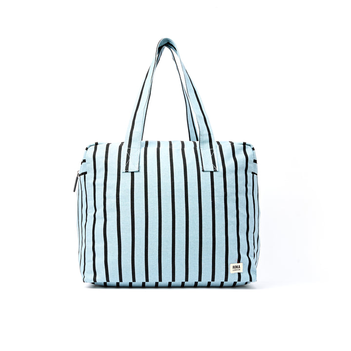 Sloane Shoulder Bag in Blue Stripe