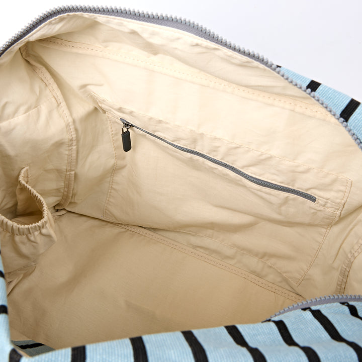Sloane Shoulder Bag in Blue Stripe