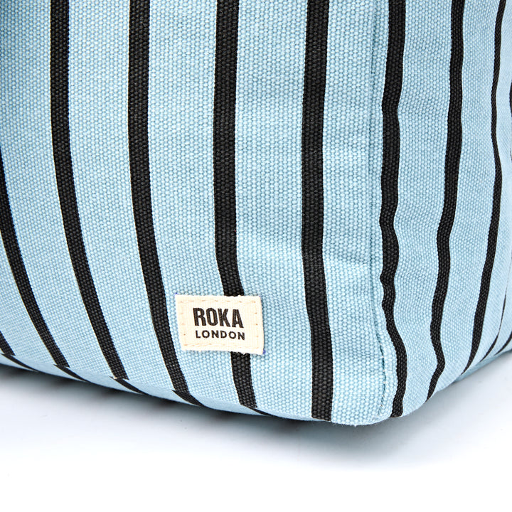 Sloane Shoulder Bag in Blue Stripe
