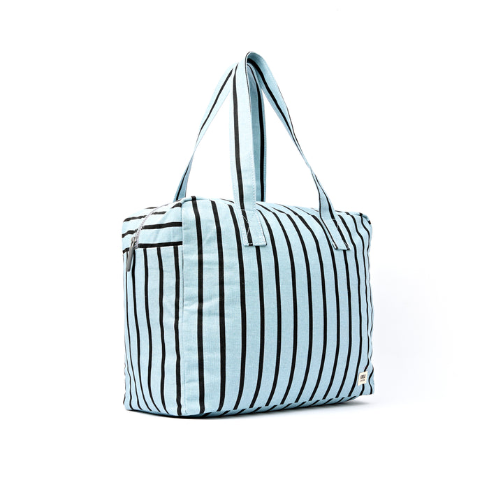 Sloane Shoulder Bag in Blue Stripe
