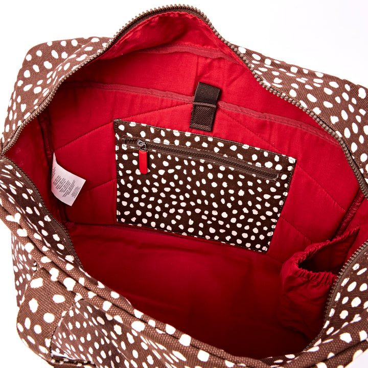 Sloane Shoulder Bag in Brown Spot