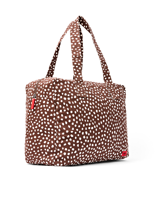 Sloane Shoulder Bag in Brown Spot