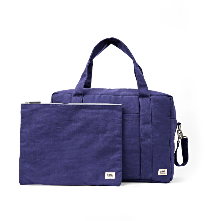 Somerset Shoulder Bag in Navy Blue