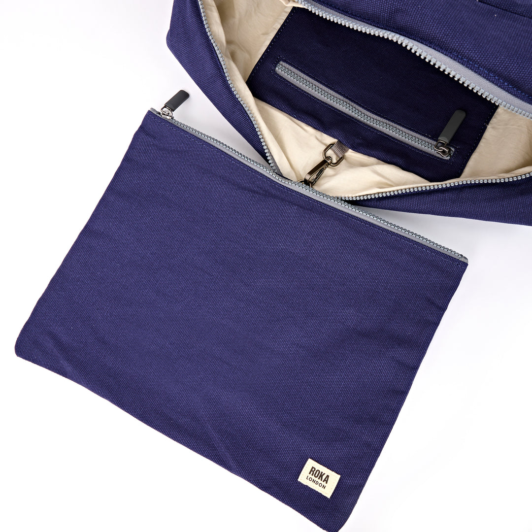 Somerset Shoulder Bag in Navy Blue