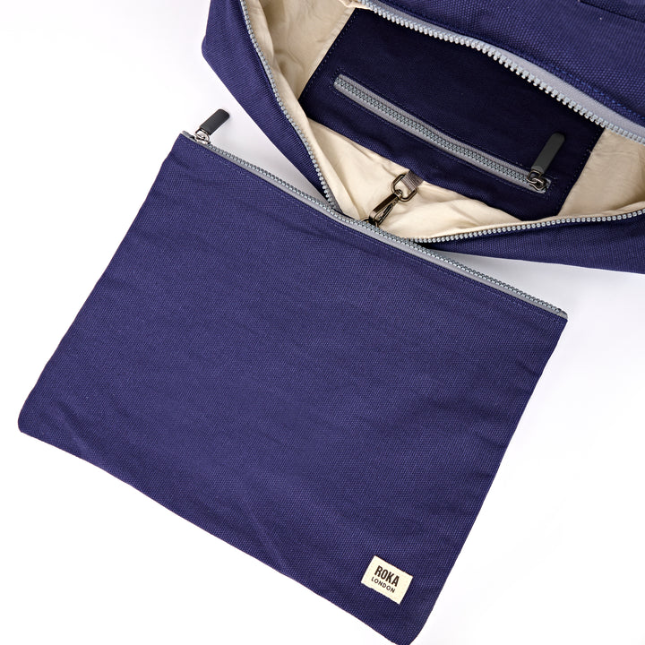 Somerset Shoulder Bag in Navy Blue