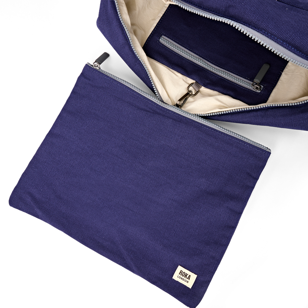 Somerset Shoulder Bag in Navy Blue