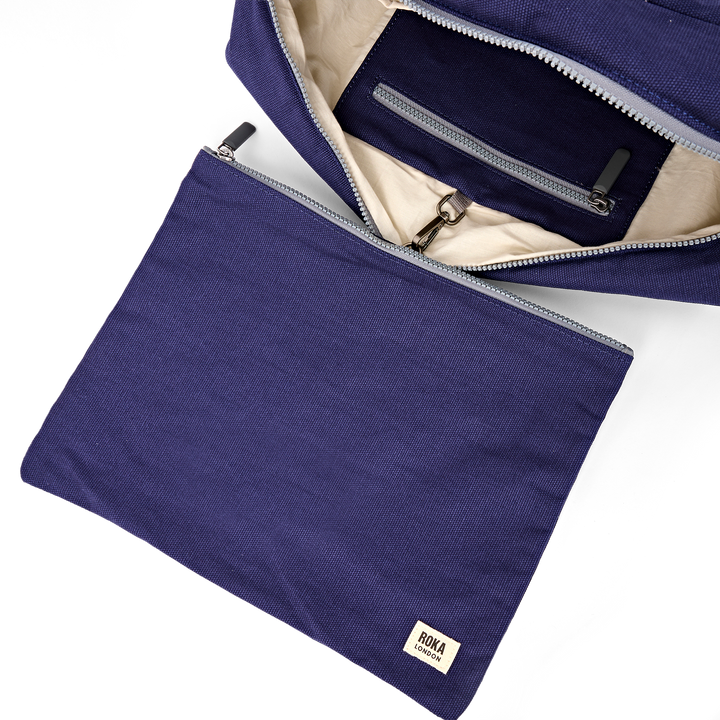 Somerset Shoulder Bag in Navy Blue