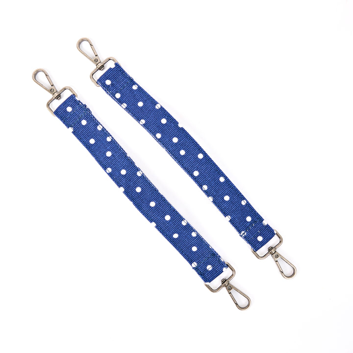 Somerset Shoulder Bag in Navy Polka