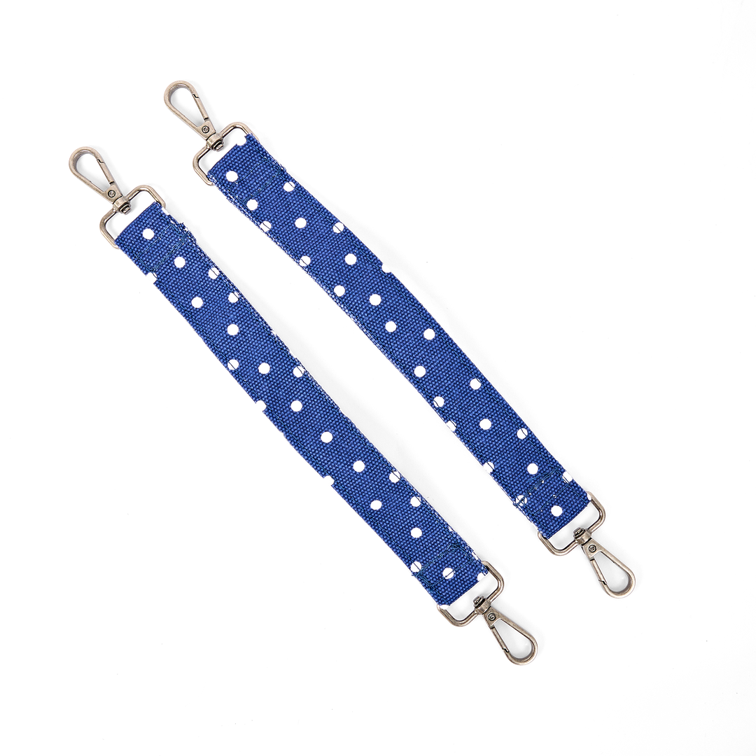 Somerset Shoulder Bag in Navy Polka
