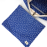 Somerset Shoulder Bag in Navy Polka