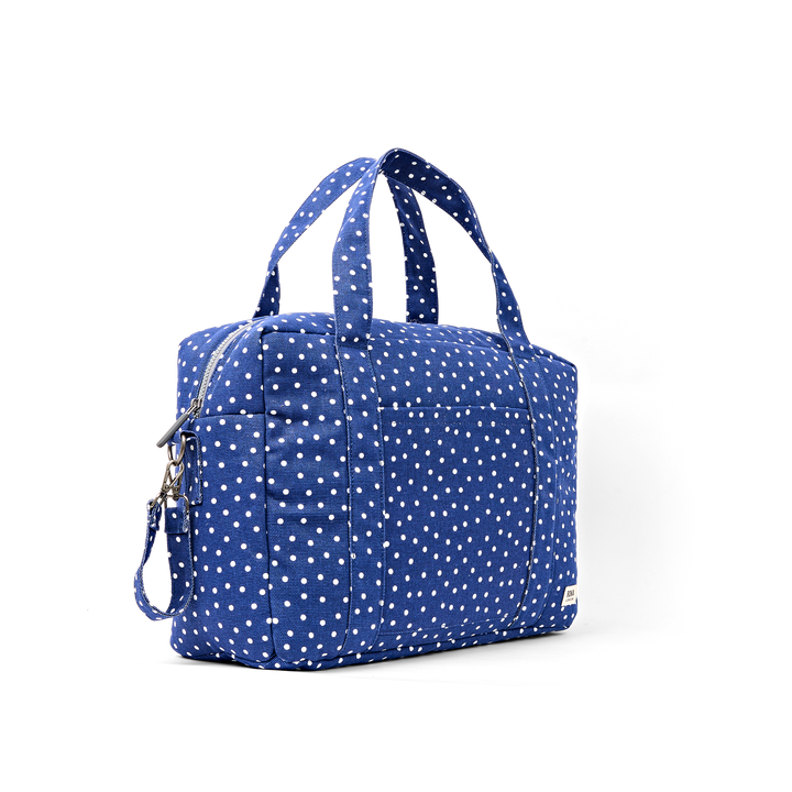 Somerset Shoulder Bag in Navy Polka