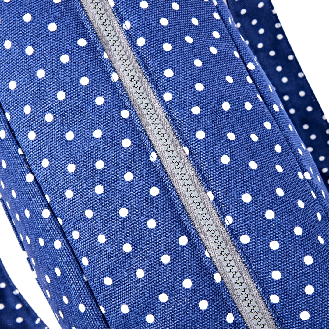 Somerset Shoulder Bag in Navy Polka
