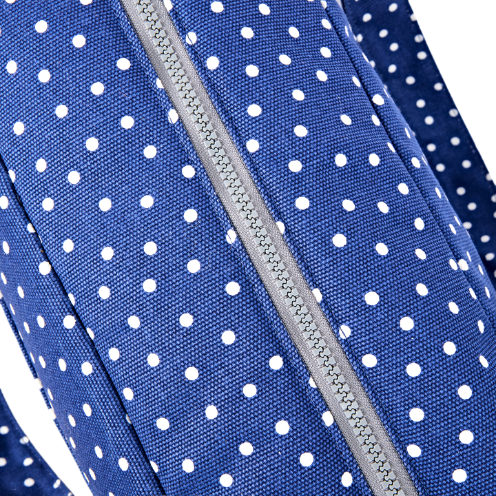 Somerset Shoulder Bag in Navy Polka
