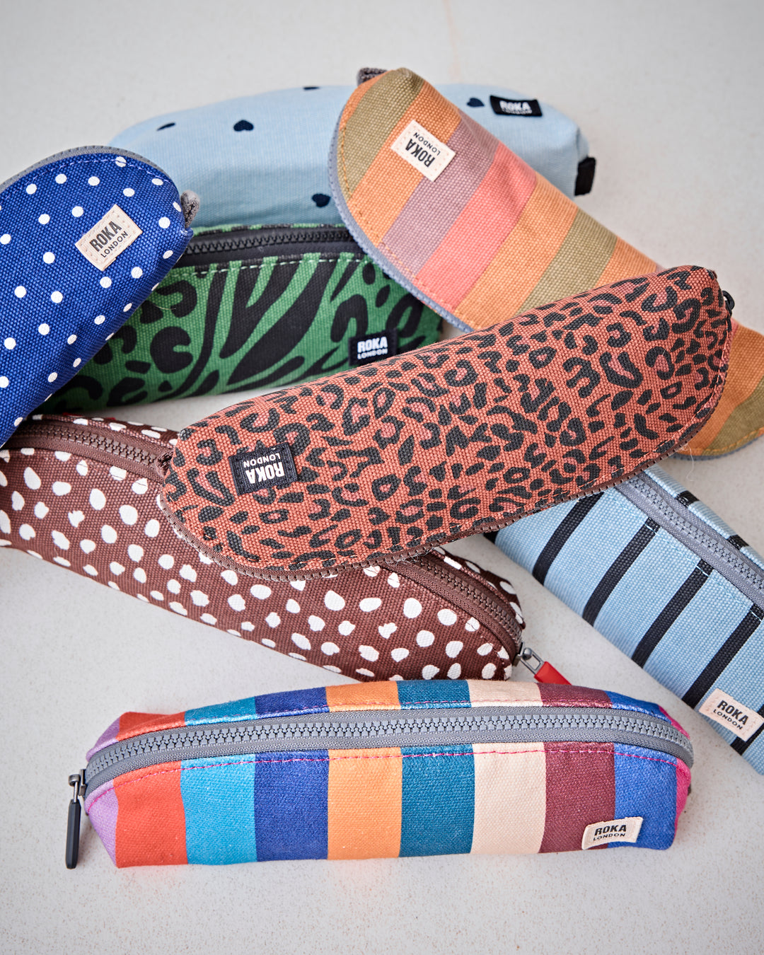 Tate Pencil Case in Leopard Mini