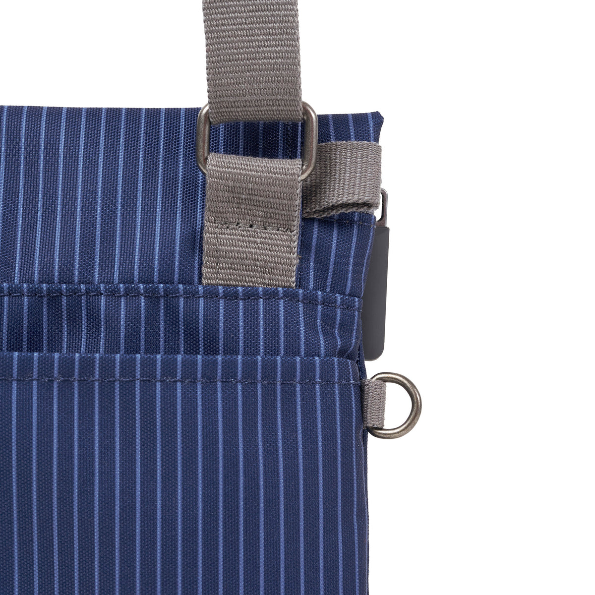 Stratford Crossbody Bag in Dark Denim Pin Stripe