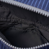 Stratford Crossbody Bag in Dark Denim Pin Stripe