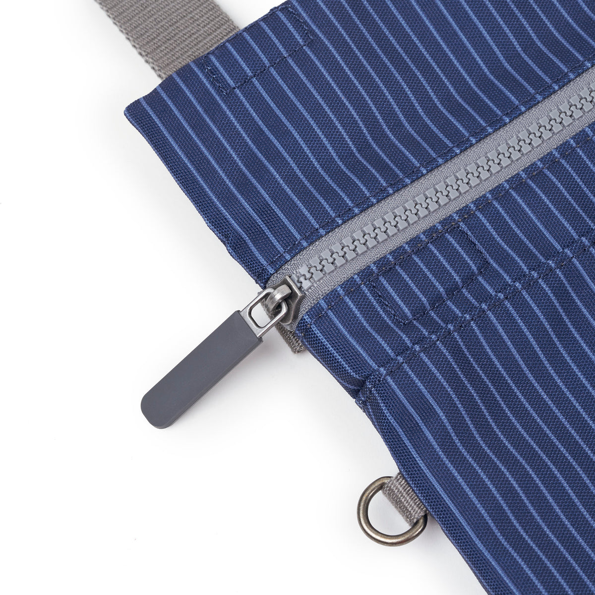 Stratford Crossbody Bag in Dark Denim Pin Stripe