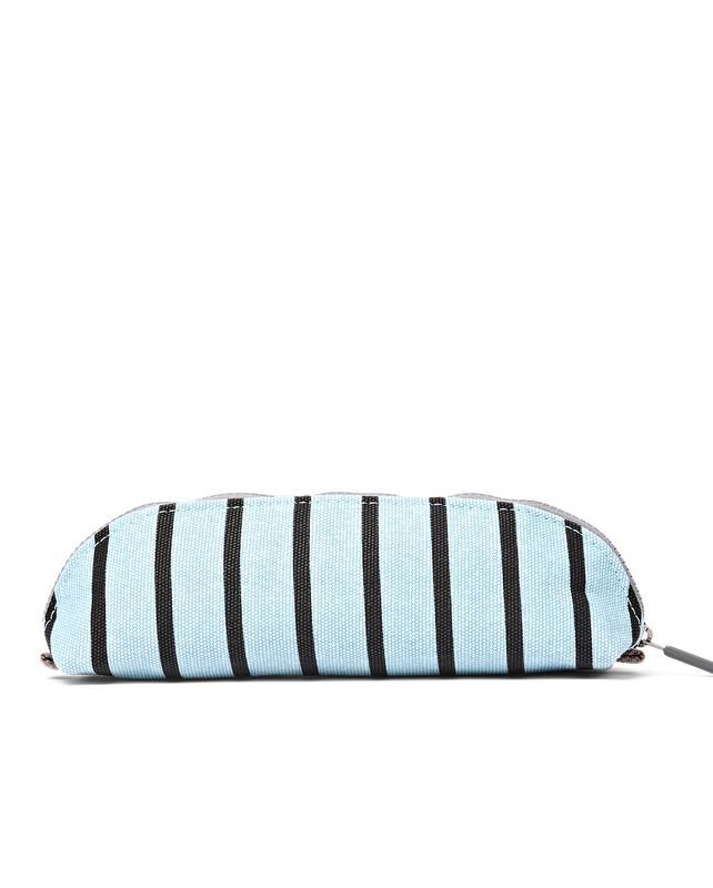 Tate Pouch in Blue Stripe