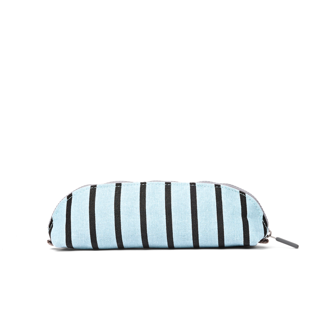 Tate Pencil Case in Blue Stripe