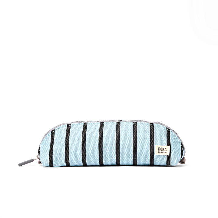 Tate Pencil Case in Blue Stripe