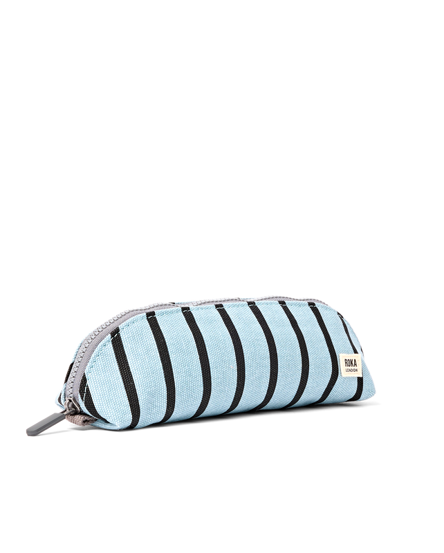 Tate Pouch in Blue Stripe