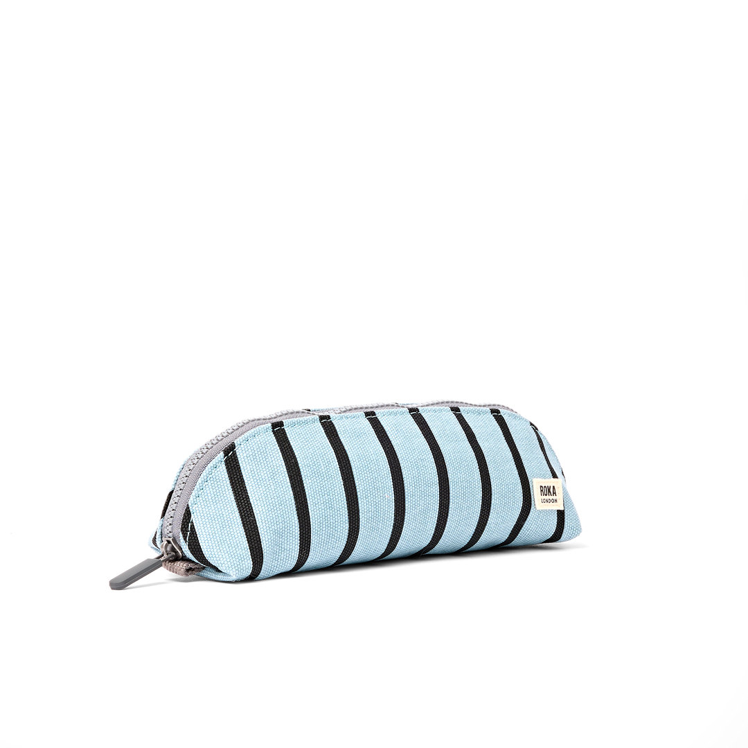 Tate Pencil Case in Blue Stripe