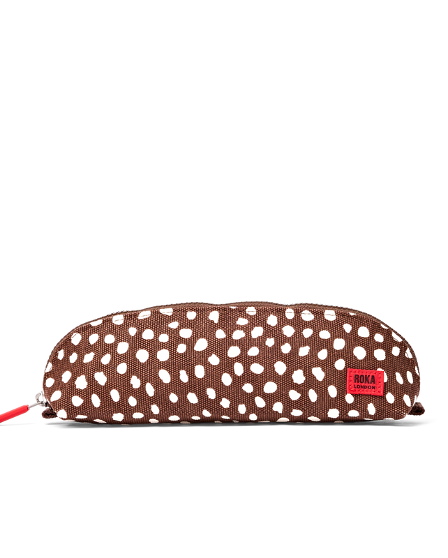 Tate Pouch in Brown Spot