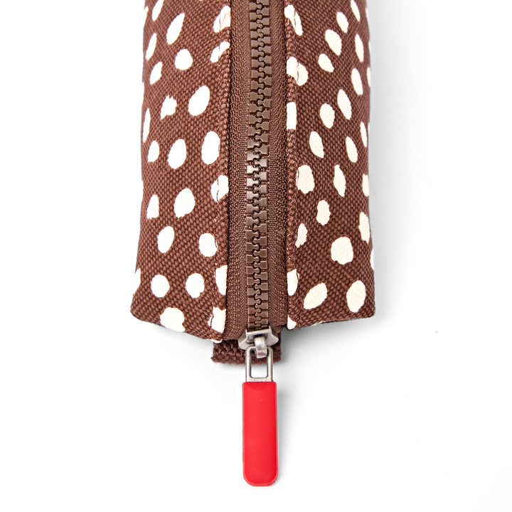 Tate Pencil Case in Brown Spot