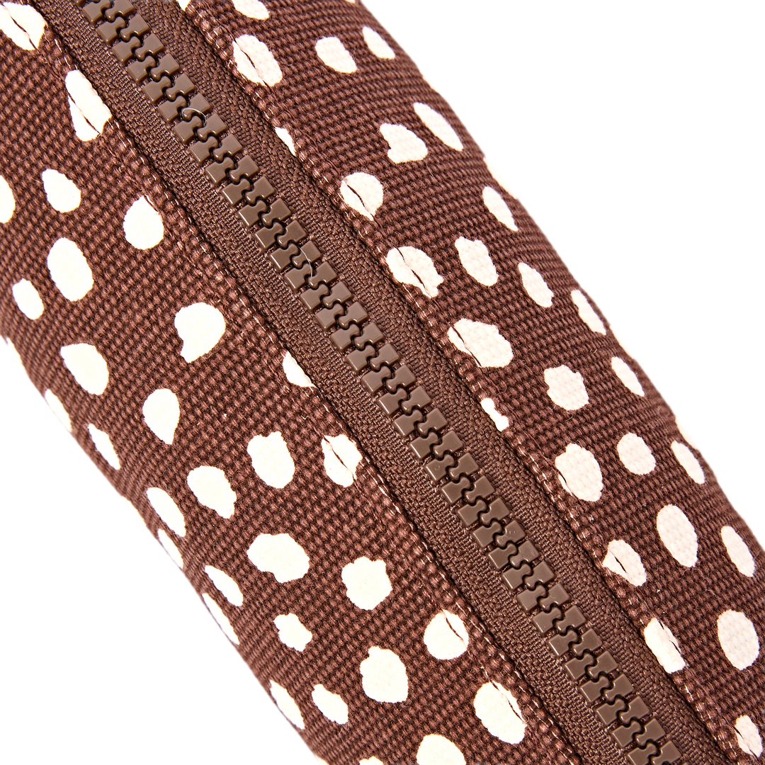 Tate Pencil Case in Brown Spot