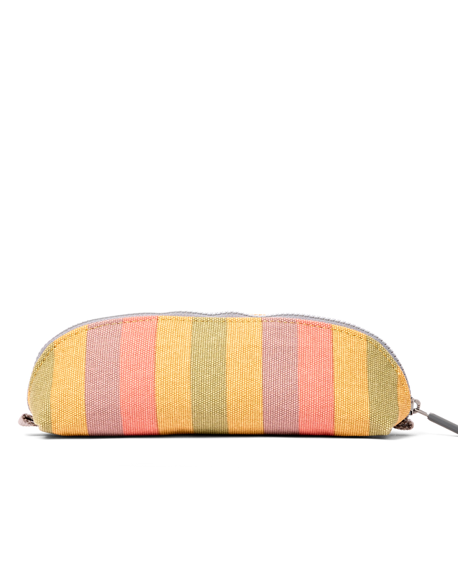 Tate Pouch in Faded Multi Stripe