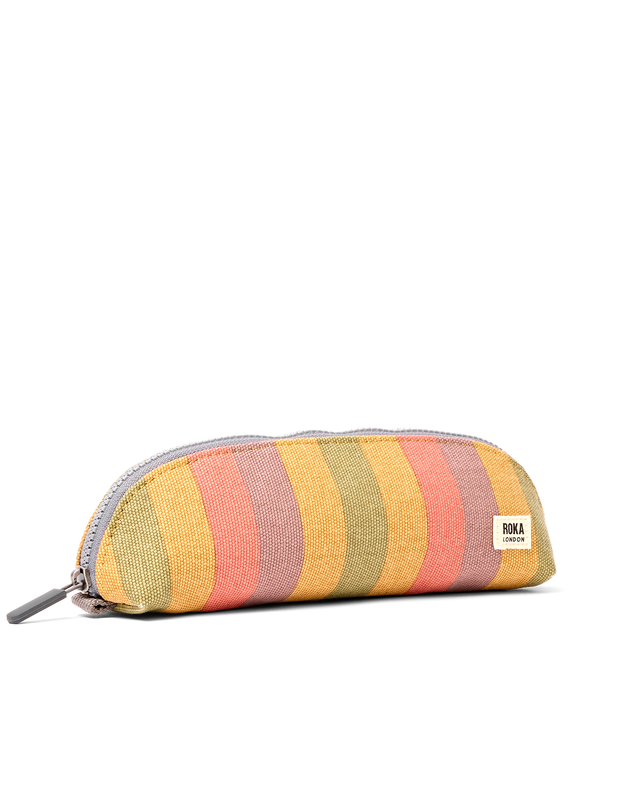 Tate Pouch in Faded Multi Stripe