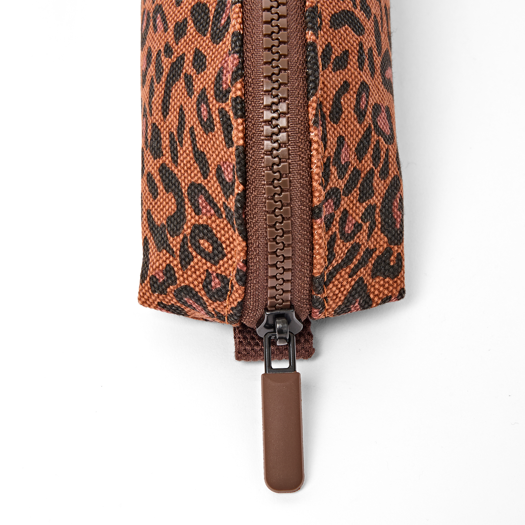 Tate Pencil Case in Leopard Mini