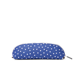 Tate Pouch in Navy Polka